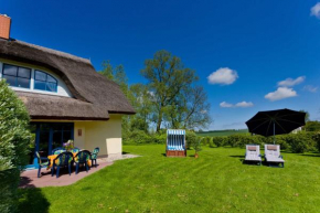 Reetdachhaus Eibe 2, Kaminofen, Sauna, 8 Personen, W-Lan, Poseritz